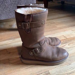 Ugh Australia Kensington Leather Buckle Boots